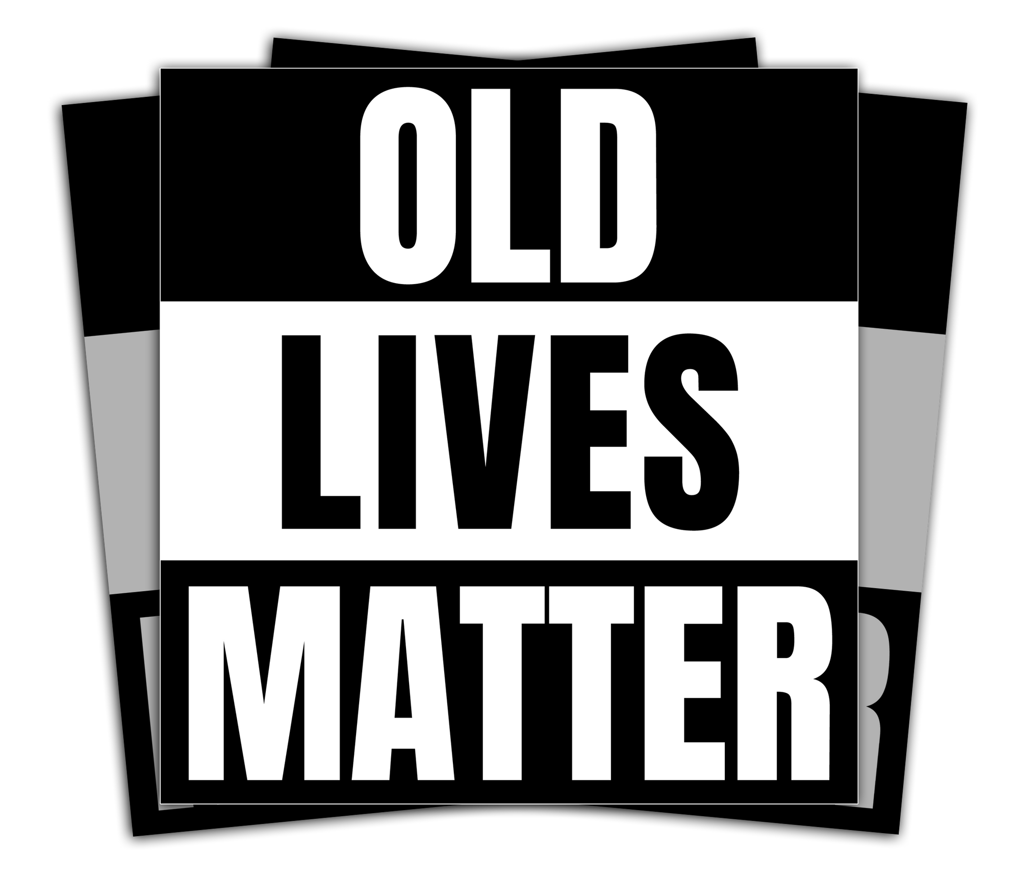 "Old Lives Matter" - Decal