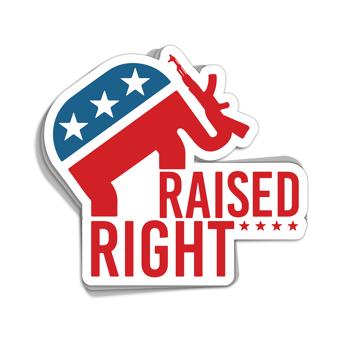Raised Right - Decal