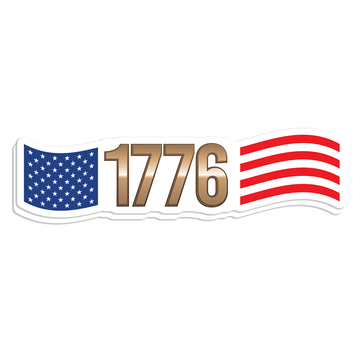 "1776" - Decal