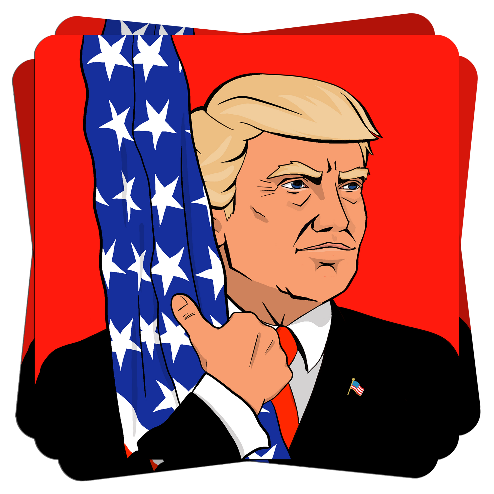 "Trump Flag" - Decal