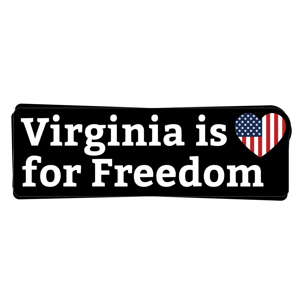 "Virginia is For Freedom" - Decal