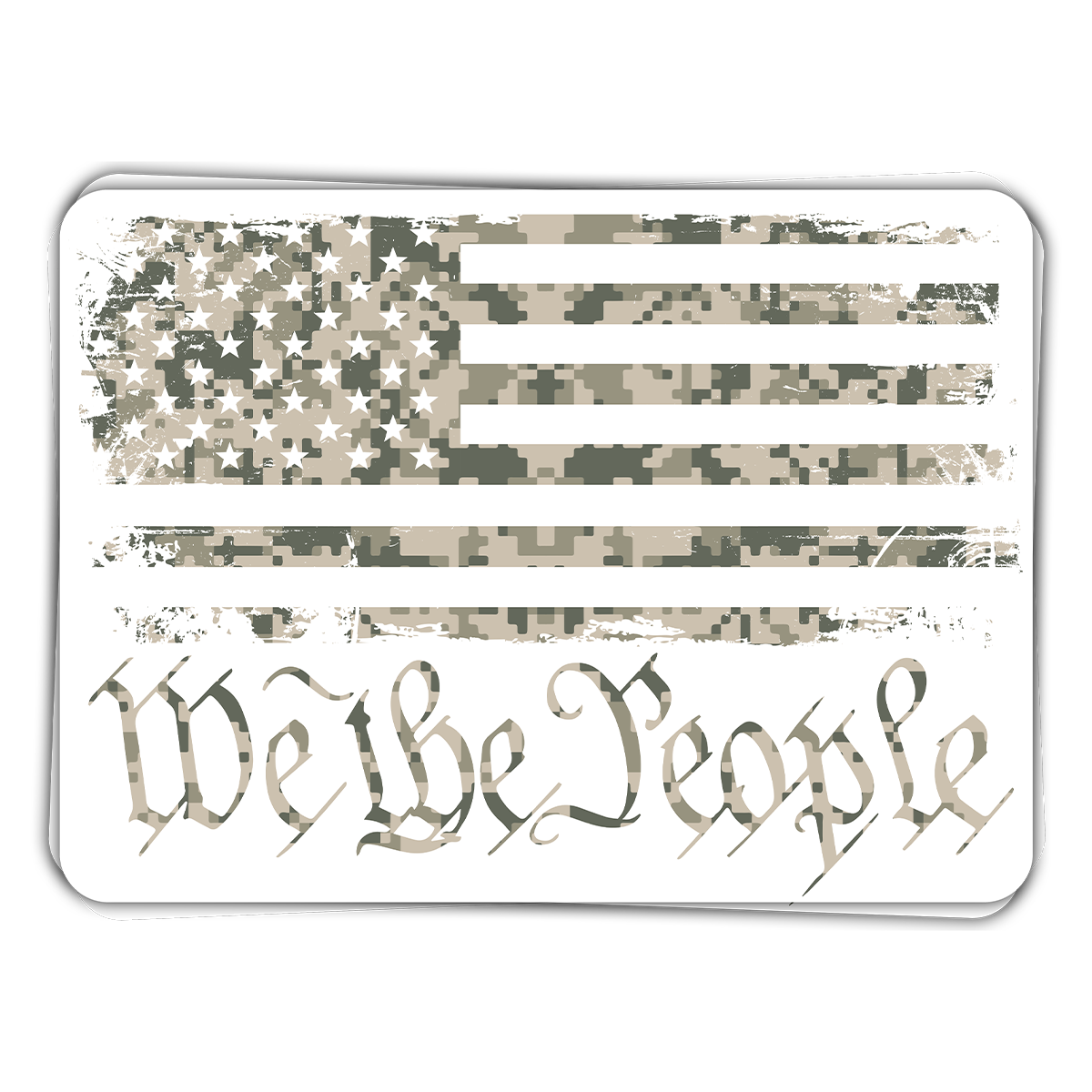 "We The People Flag" - Decal